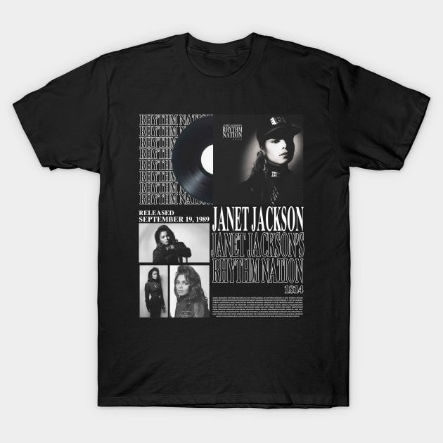 Janet Jackson Vintage Tour Concert T-Shirt by Evergreen Daily